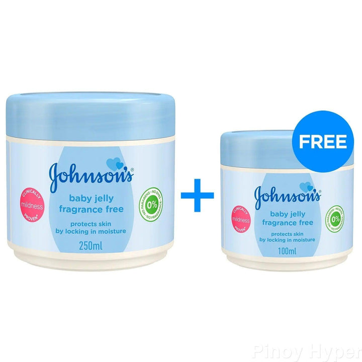 Johnson's Baby Jelly Fragrance Free 250ml + 100 ml Free - Pinoyhyper
