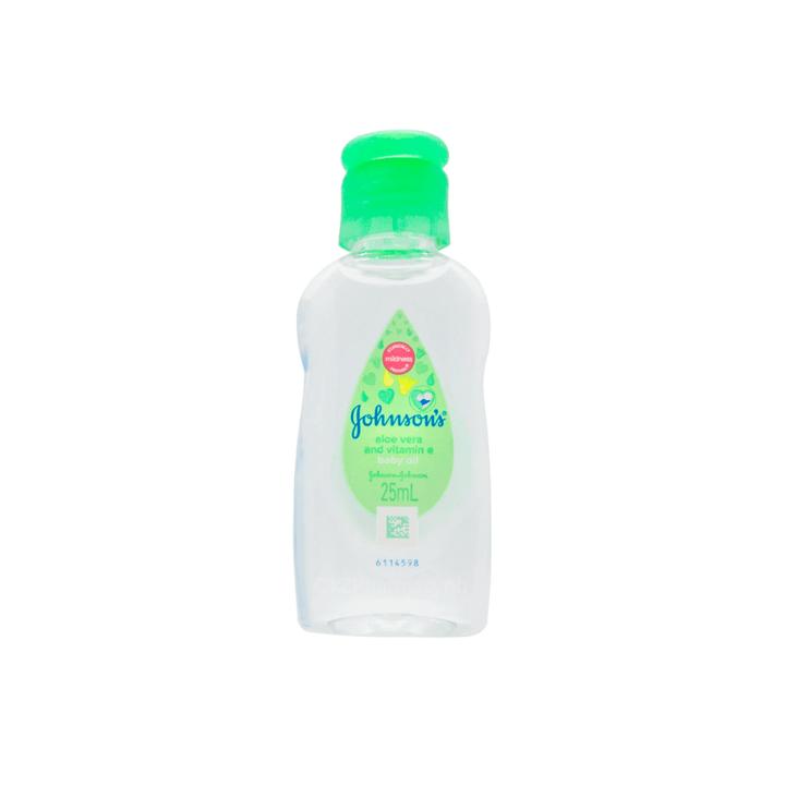 Johnson's Baby Oil With Aloe Vera & Vitamin E - 25ml - Pinoyhyper