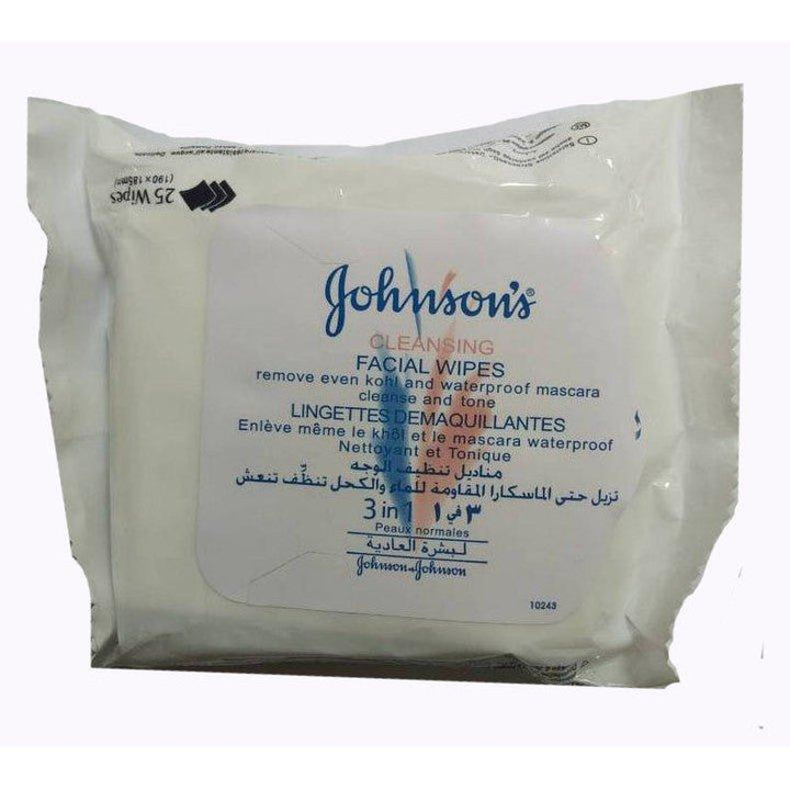 Johnson's Cleansing facial wipes -25 wipes - Pinoyhyper