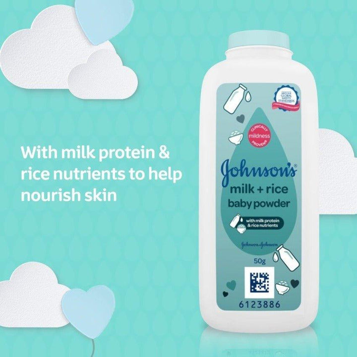 Johnson's Milk + Rice Baby Powder - 50g - Pinoyhyper