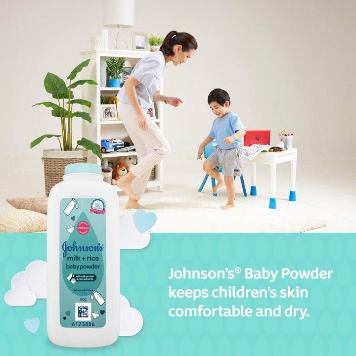 Johnson's Milk + Rice Baby Powder - 50g - Pinoyhyper
