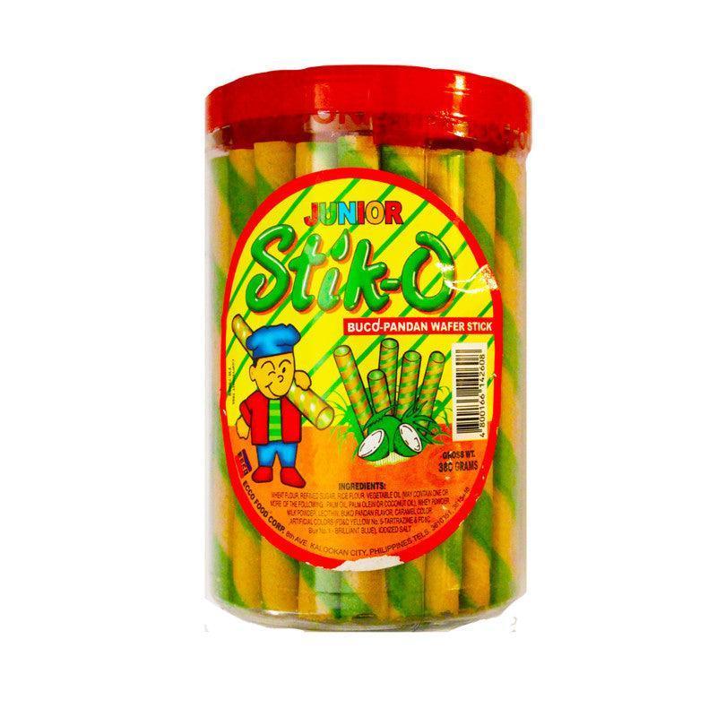 Junior Stik-O Buco Pandan Wafer Stick 380g - Pinoyhyper