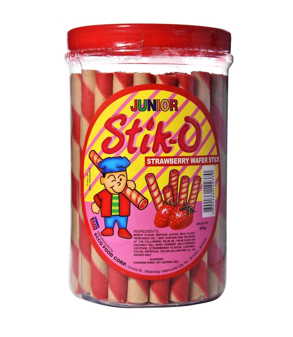 Junior Stik-O Strawberry Wafer Stick - 380gm - Pinoyhyper