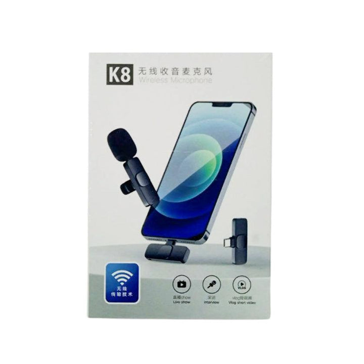 K8 Clip Mic Wireless Microphone Digital Mini Portable Mic for Mobile Phone - Android and Iphone - Pinoyhyper