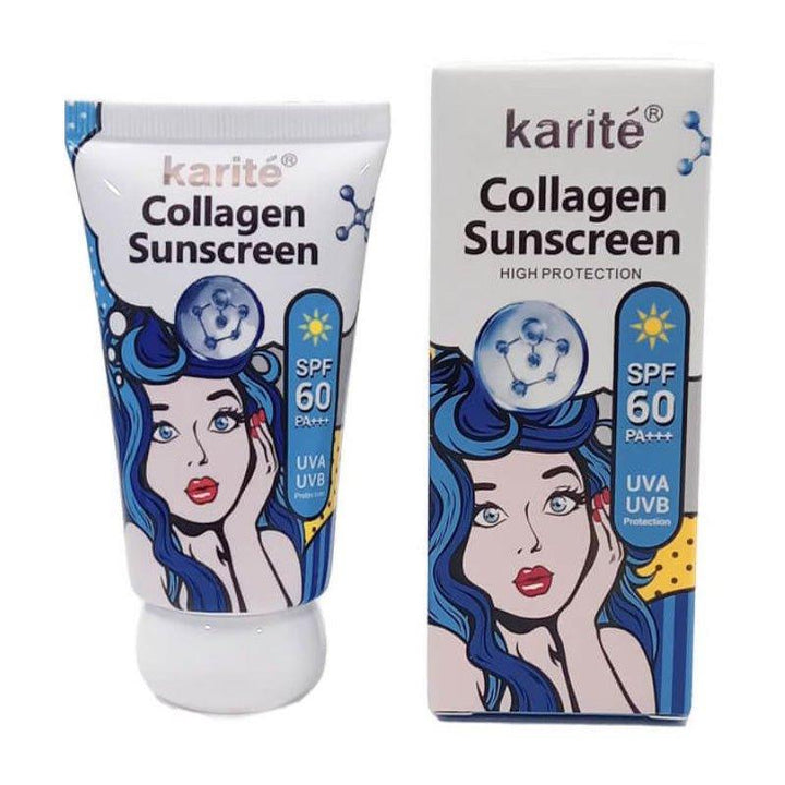 Karite Collagen Sunscreen Spf 60 UVA Protection - 50ml - Pinoyhyper