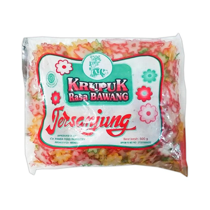 Kerupuk Rasa Bawang Crispy Chips Uncooked - 500g - Pinoyhyper