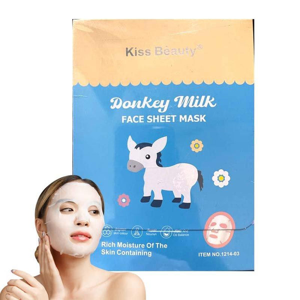 Kiss Beauty Donkey Milk Facial Mask - 2pcs - Pinoyhyper