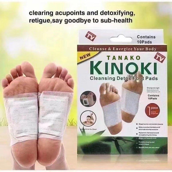 Kiyome Kinoki Cleansing Detox Foot Pads - 10 pads - Pinoyhyper