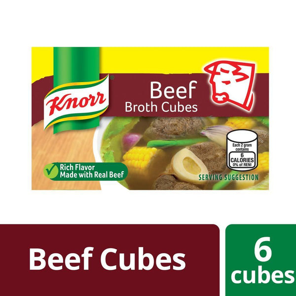 Knorr Beef Cubes 6 Cubes - 60g - Pinoyhyper