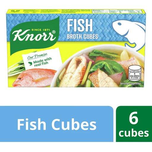 Knorr Fish Broth Cubes 60g (6 Cubes x 10g Each) - Pinoyhyper