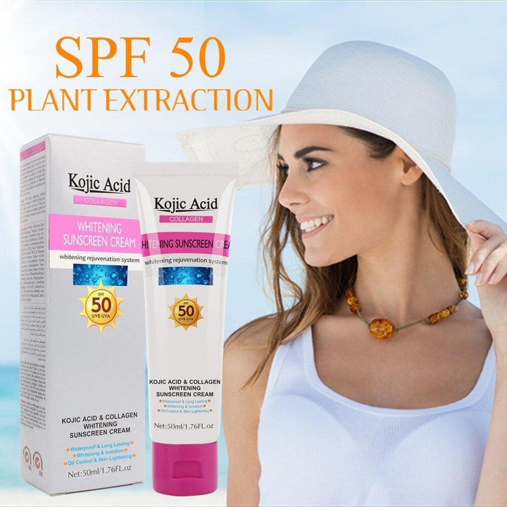 Kojic Acid Collagen Whitening Sunscreen Cream - 50ml - Pinoyhyper