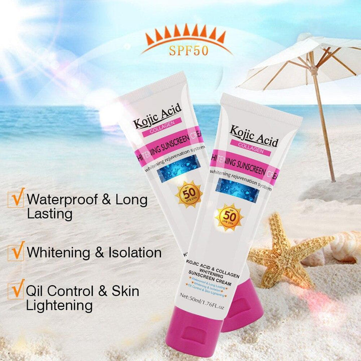 Kojic Acid Collagen Whitening Sunscreen Cream - 50ml - Pinoyhyper