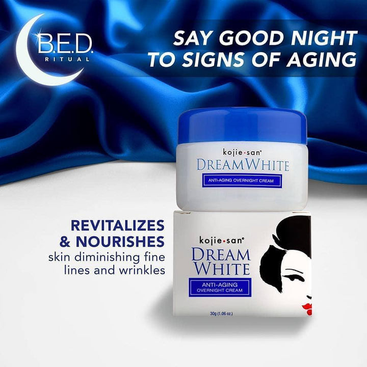 kojie san dream white anti aging overnight cream - Pinoyhyper