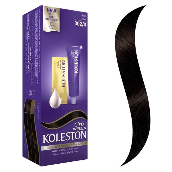 Koleston Hair Color Crème - Black (302-0) - Pinoyhyper