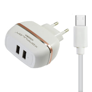 Konfulon 2.4A DC 5.0v Dual USB Charger - TYPE C - Pinoyhyper