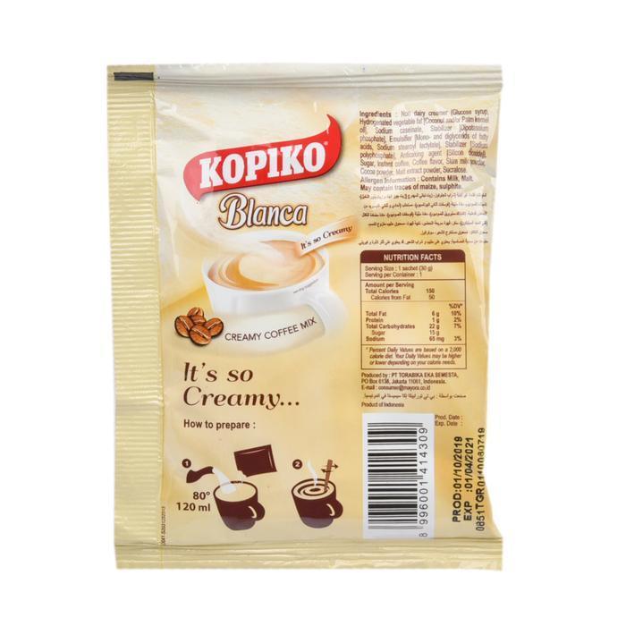 Kopiko Blanca Hanger 10 x 30gm - Pinoyhyper