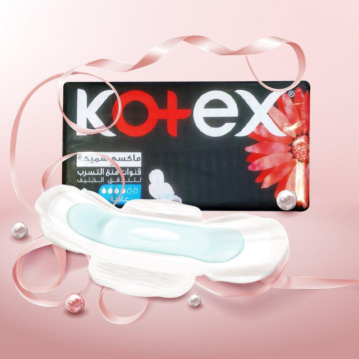 Kotex Maxi Thick Anti Leak Channel(Normal)- 50 Pads - Pinoyhyper