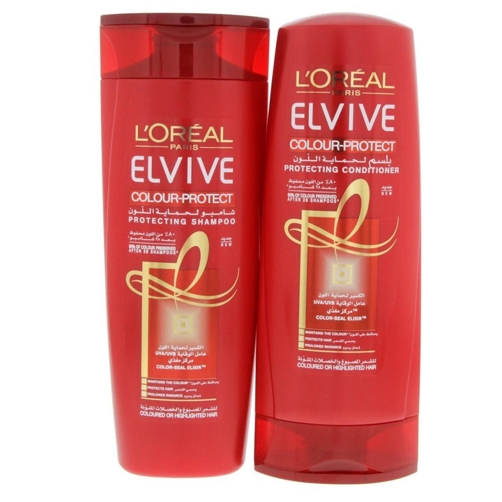 L'oreal Elvive Colour Protect Shampoo 400ml + Conditioner 400ml - Pinoyhyper