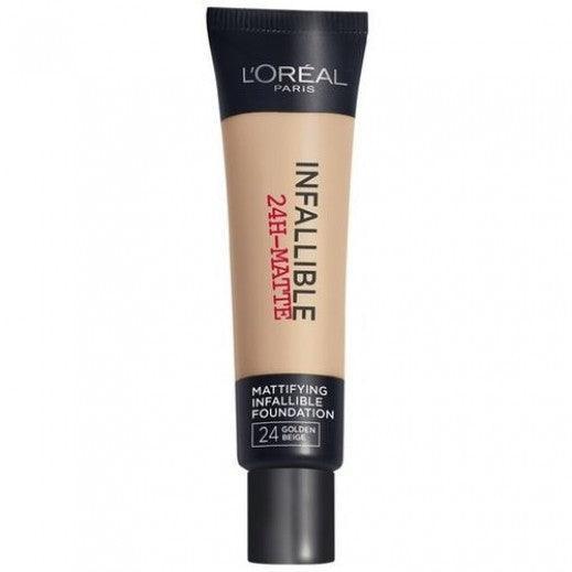 L'OREAL Infallible 24H Matte Foundation 24 Golden Beige - Pinoyhyper