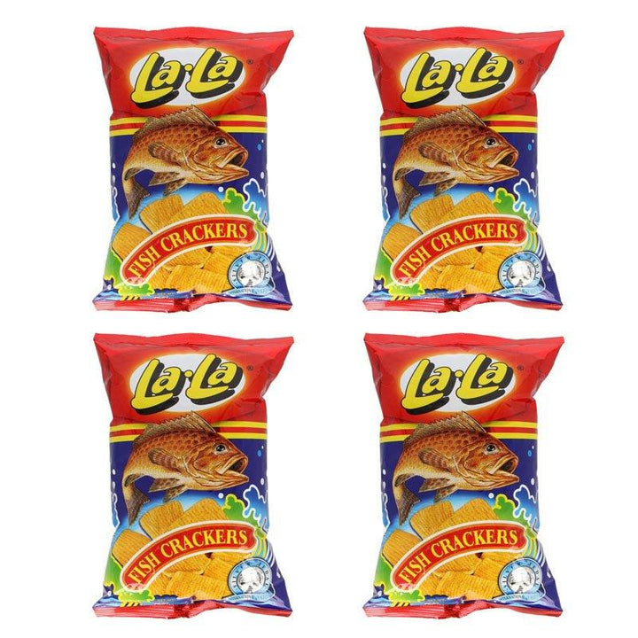 La La Fish Crackers - 50g x 4 pcs - Pinoyhyper