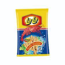 La La Prawn Crackers Crisps Hot and Spicy 60gm - Pinoyhyper
