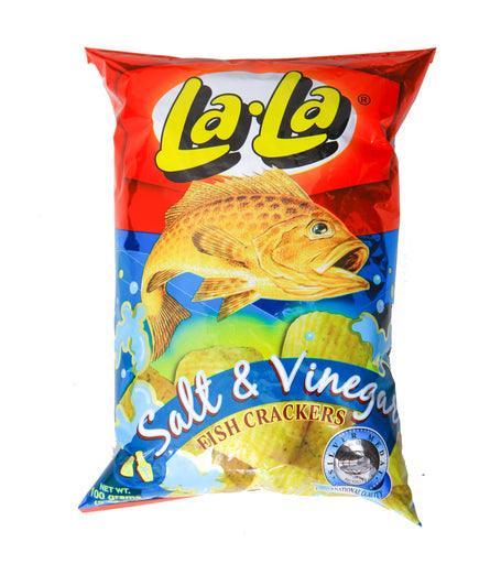 La La Salt & Vinegar Fish Cracker 100g - Pinoyhyper