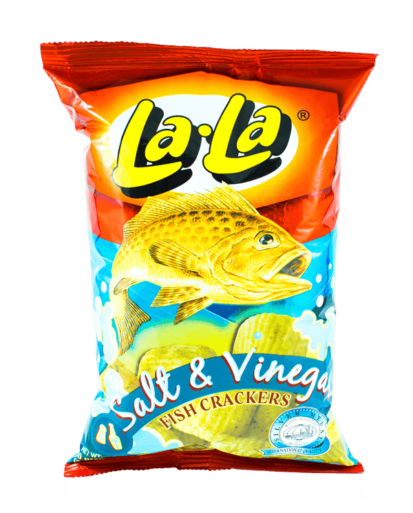 La La Salt &amp; Vinegar Fish Cracker 50g - Pinoyhyper