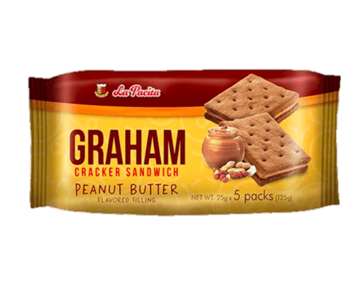 La Pacita Graham Peanut Butter 5x25gm - Pinoyhyper