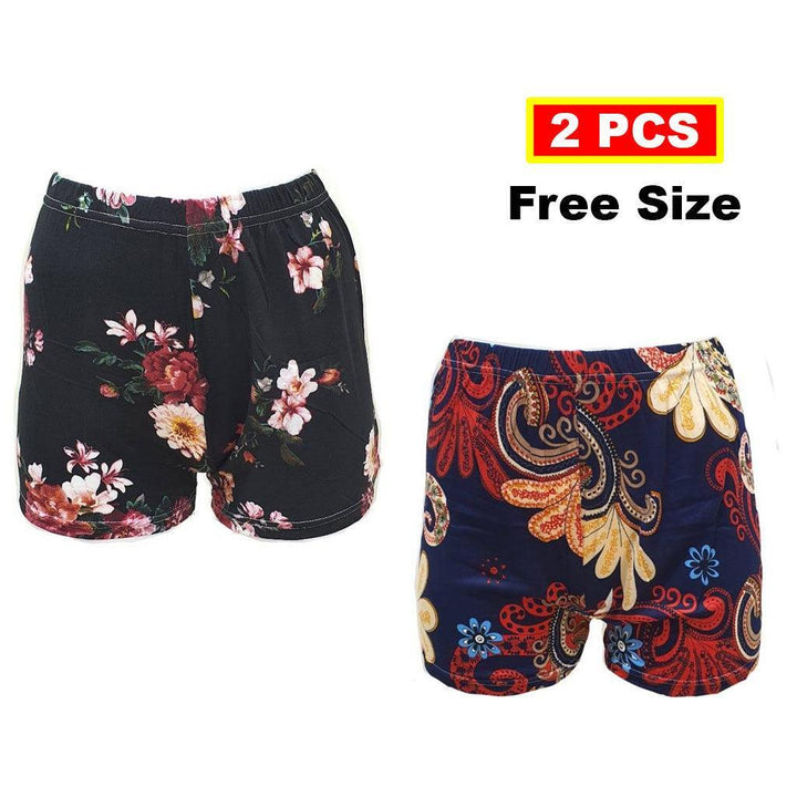 Ladies Printed Shorts 2 Pcs - Pinoyhyper