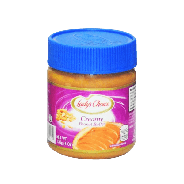 Lady's Choice Peanut Butter Creamy 170gm - Pinoyhyper