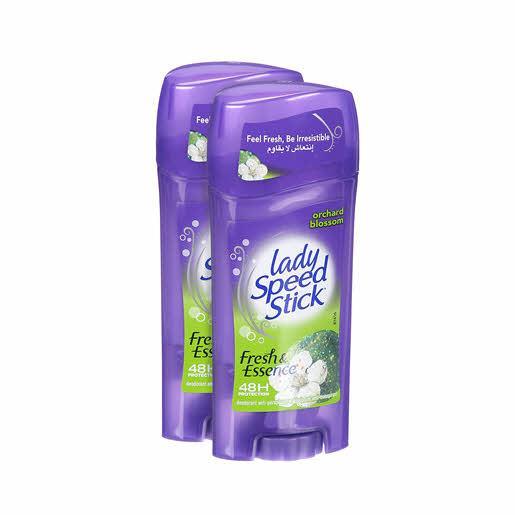 Lady Speed Stick Fresh Essence Orchard Blossom Anti-Perspirant Deodorant 2 X 65Gm - Pinoyhyper