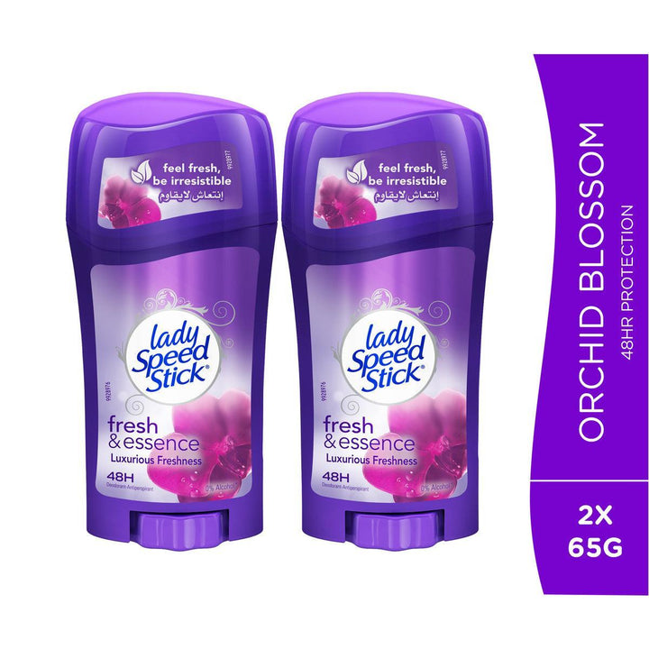 Lady Speed Stick Fresh Essence Wild Freesia Anti-Perspirant Deodorant 2 X 65Gm - Pinoyhyper