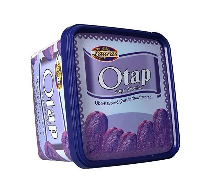 Laura's Otap Biscuits Ube (Purple Yam) - 600g - Pinoyhyper