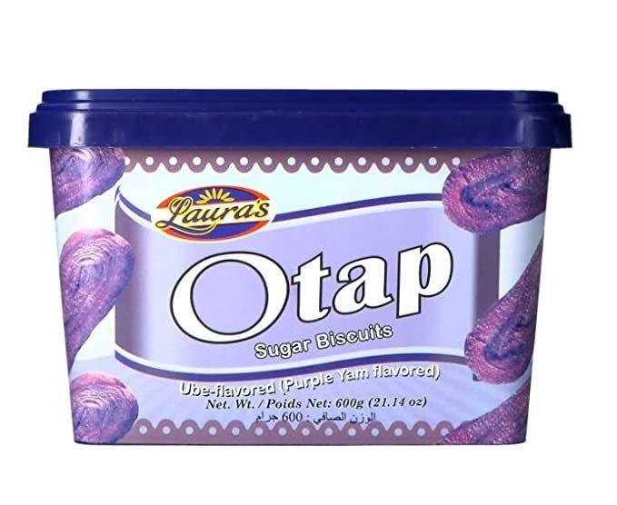 Laura's Otap Biscuits Ube (Purple Yam) - 600g - Pinoyhyper