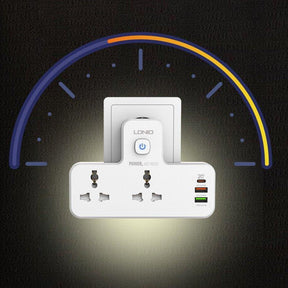LDNIO SC2311 3 Usb Ports with PD 20W & QC3.0 Power Socket Universal Extension - Pinoyhyper
