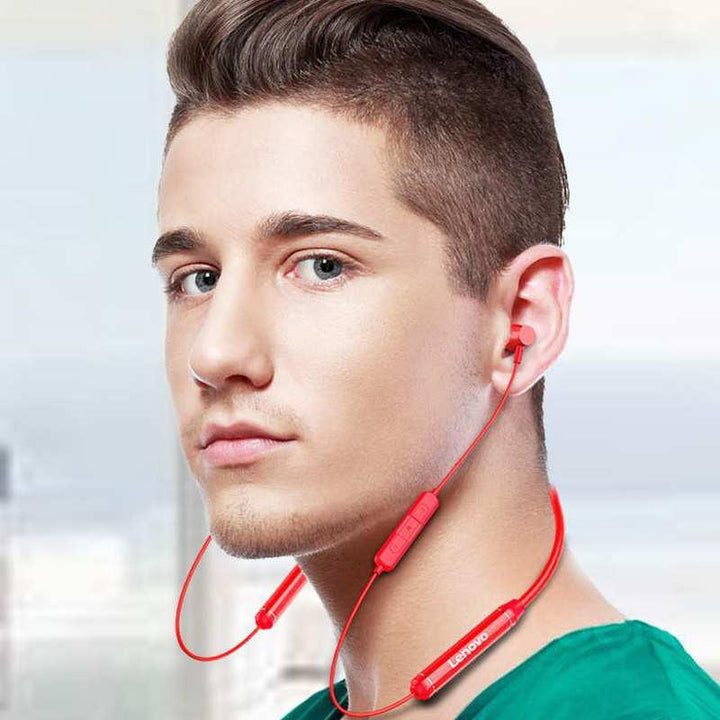 Lenovo QE08 Neckband Earphone - Pinoyhyper