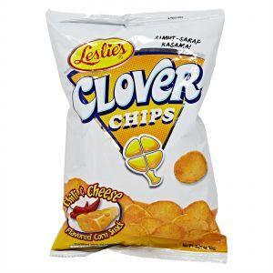 Leslie's Clover Chips Chili and Cheese 85gm - Pinoyhyper