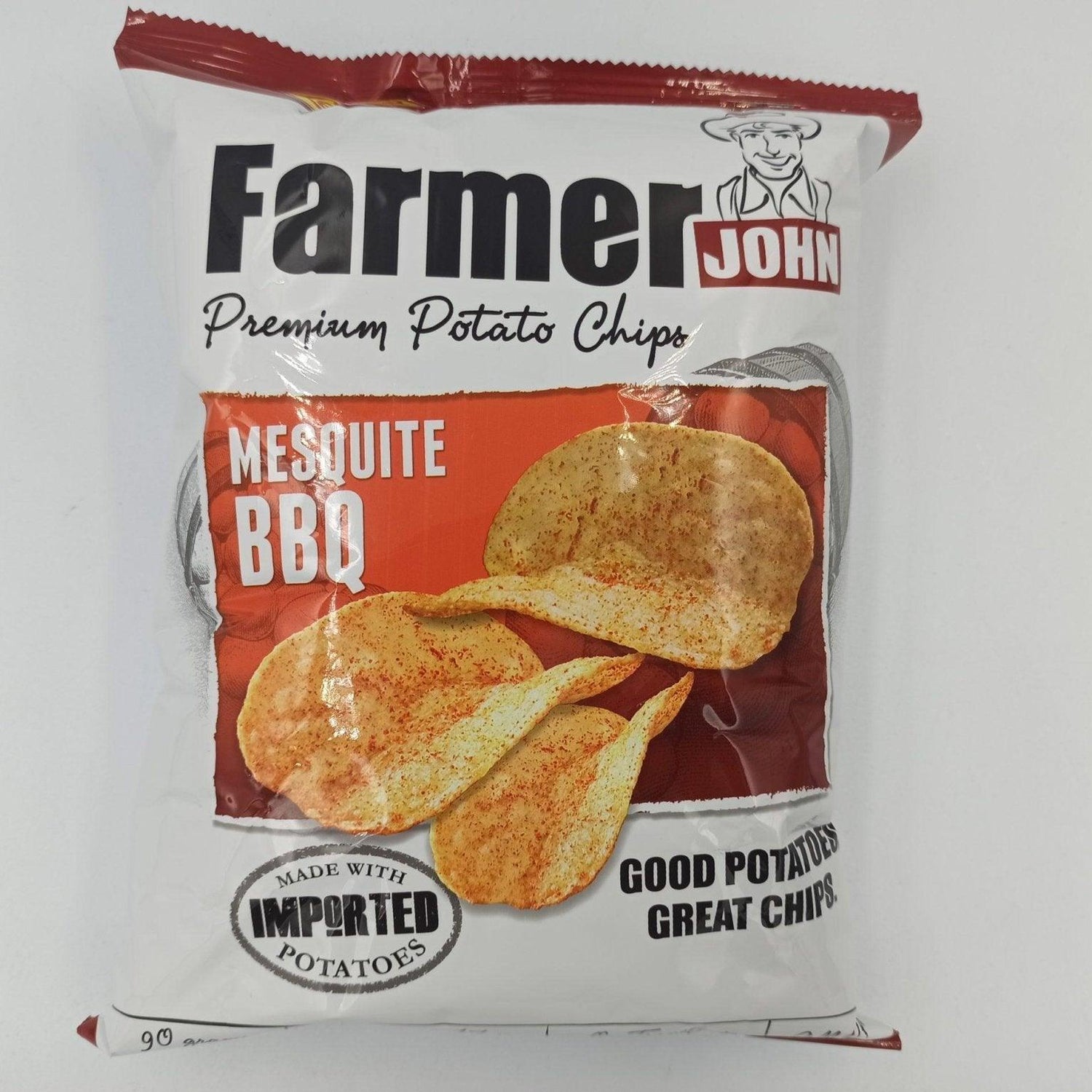 Leslies Farmer John Potato Chips Mesquite BBQ 90gm - Pinoyhyper