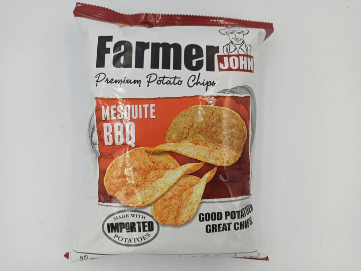 Leslies Farmer John Potato Chips Mesquite BBQ 90gm - Pinoyhyper