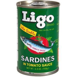 Ligo Green Sardines Tomato Sauce EOC 155gm - Pinoyhyper