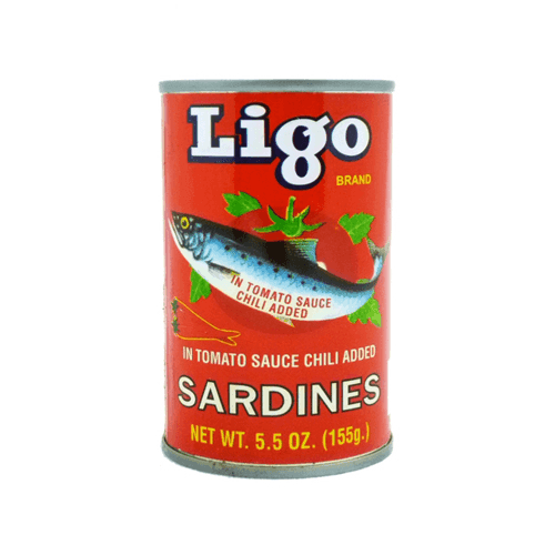 Ligo Red Sardines in Tomato Sauce with Chili 155gm - Pinoyhyper