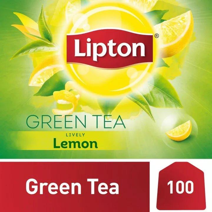 Lipton Green Tea Lively Lemon - 100's Tea Bags - Pinoyhyper