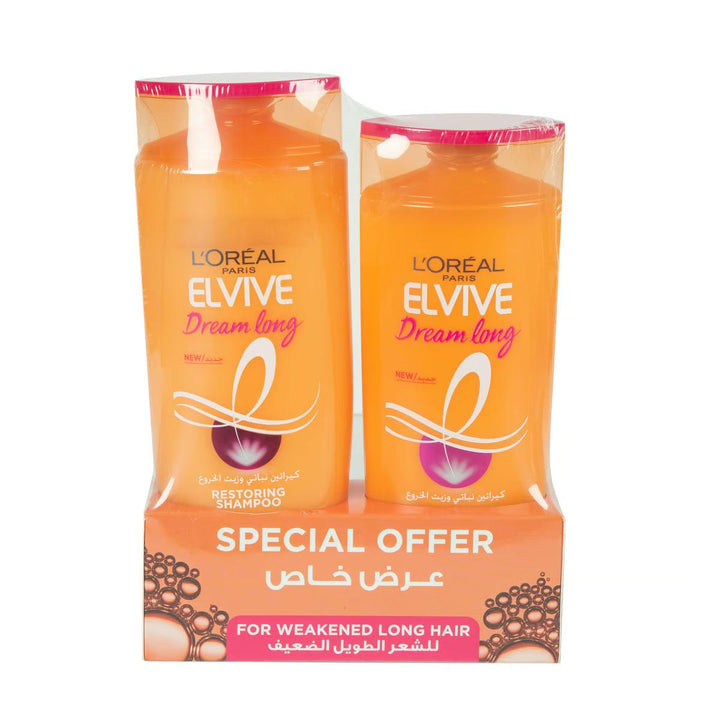 Loreal Elvive Dream Long Restoring Shampoo 400ml + 200ml Free - Pinoyhyper