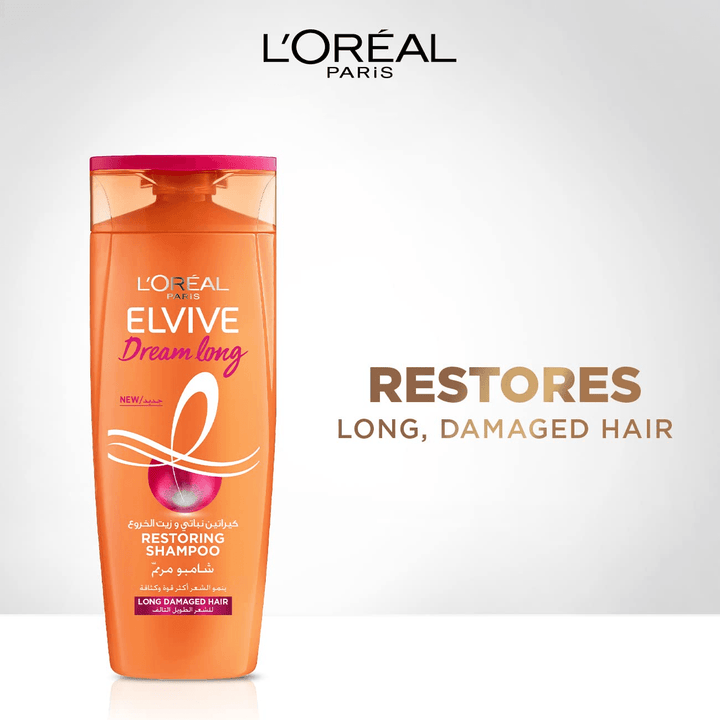 Loreal Elvive Dream Long Restoring Shampoo 400ml + 200ml Free - Pinoyhyper