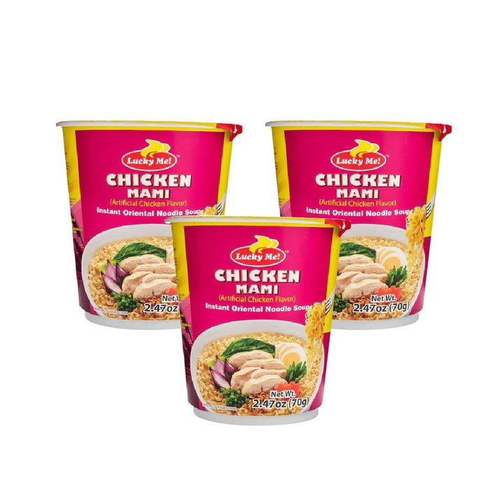 Lucky Me Chicken Mami Instant Cup Noodles 70gm 3pcs Offer - Pinoyhyper