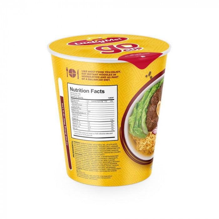 Lucky Me Go Cup Instant Noodle Soup Bulalo 70g - Pinoyhyper