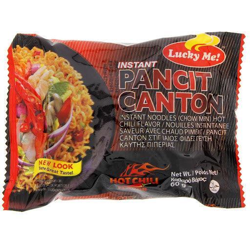 Lucky Me Instant Hot Chilli Pancit Canton Fried Noodles 60gm - Pinoyhyper