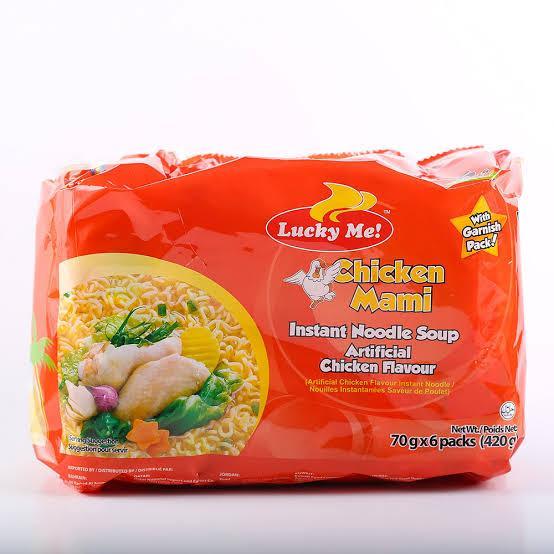 Lucky Me Instant Noodles Chicken Flavour 55g Pack of 6 - Pinoyhyper