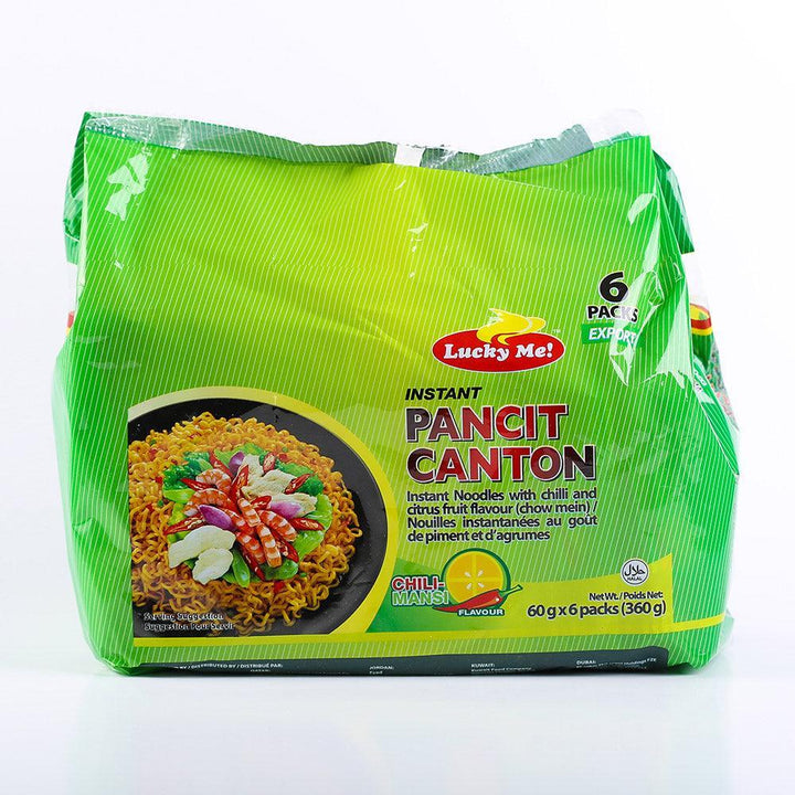 Lucky Me Pancit Canton Chilli Mansi Noodles 60g Pack of 6 - Pinoyhyper