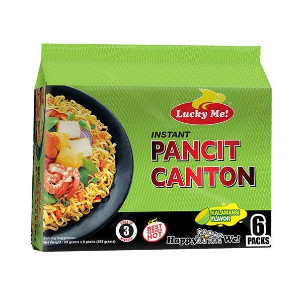 Lucky Me Pancit Canton Kalamansi 60g Pack of 6 - Pinoyhyper